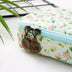 Pastoral Floral Simple Multifunctional Student Stationery Pen Storage Bag - Minihomy