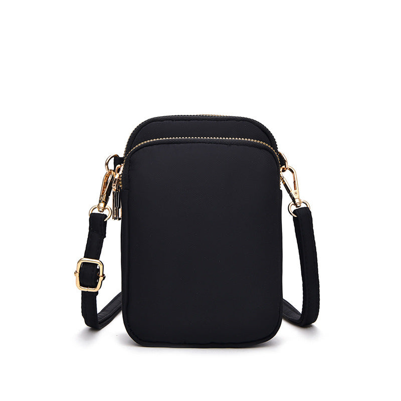 Compact Crossbody Bag with 3 Layers of Pockets - Perfect for Outdoor Daily Use