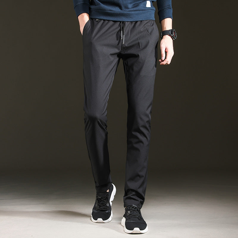 Trendy Slim Mens Pants Loose Cropped Sweatpants