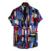 Hawaii beach flower shirt series high-quality cotton men's - Minihomy