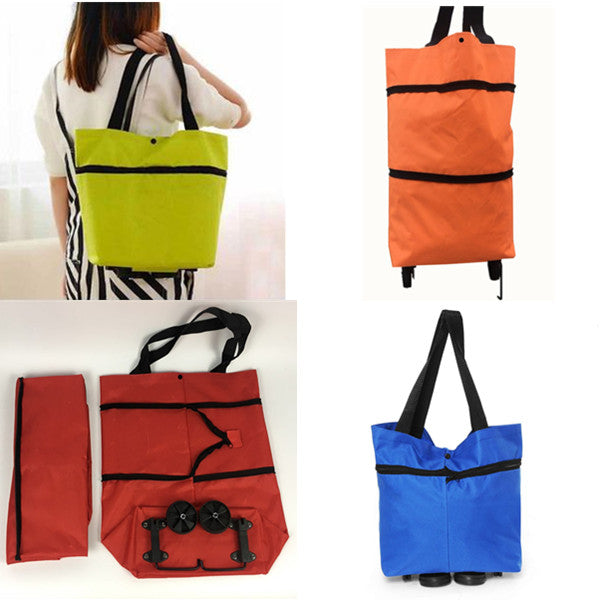 Foldable High Quality Tug Bag Shopping Cart