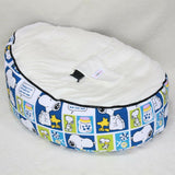 Soft Baby Chair Infant Bean Bag Bed cover without filler Pouf for Feeding Baby