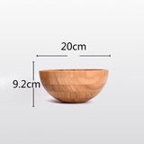 Wooden salad bowl