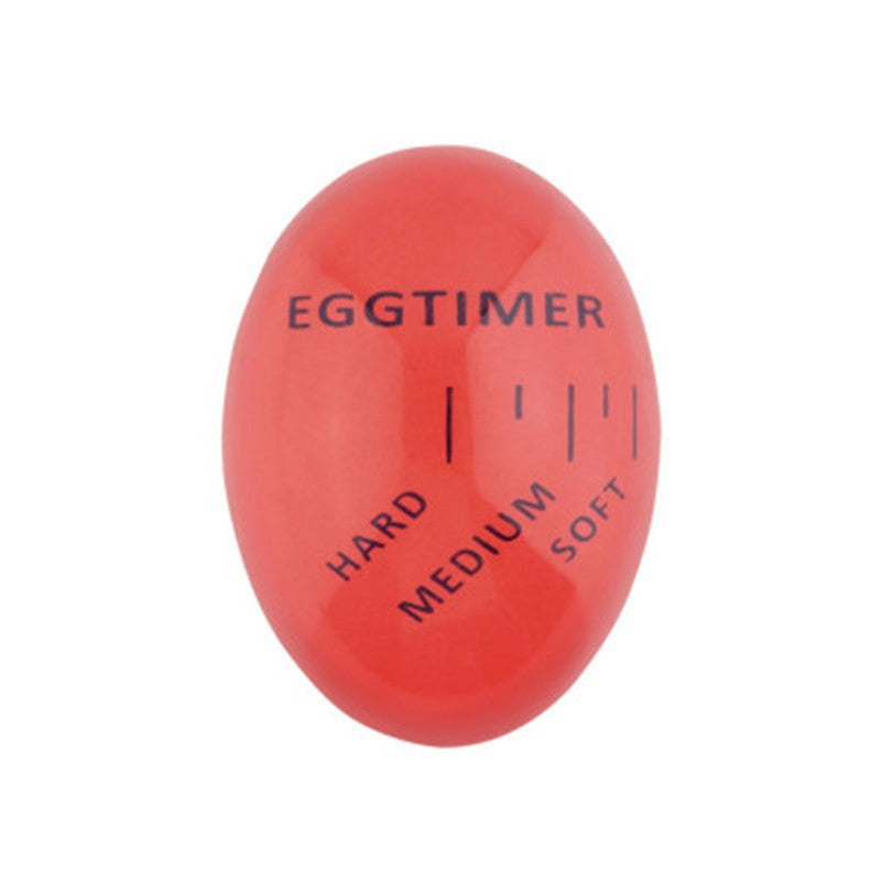 Egg Timer Perfect Color Changing Timer Yummy Soft Hard Boiled Eggs Cooking Kitchen Eco-Friendly Resin Egg Red Timer Tools - Minihomy