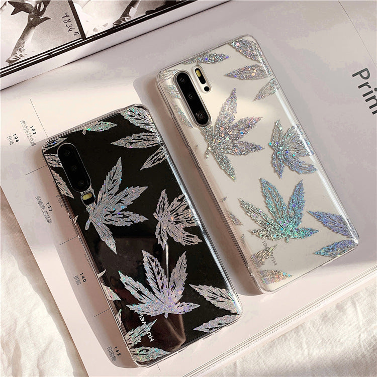 Flower Leaf Laser Phone Case