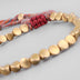 Handmade Braided Cotton Copper Beads Lucky Rope Bracelet & Bangles - Minihomy