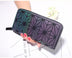 Geometry Three Folds Luminous Long Wallet Card Holder Carteira