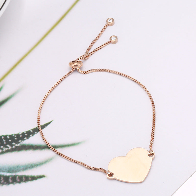 Heart telescopic bracelet DIY - Minihomy