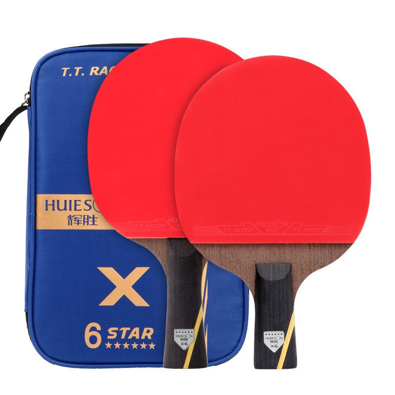 Double-sided anti-adhesive six-star table tennis racket - Minihomy