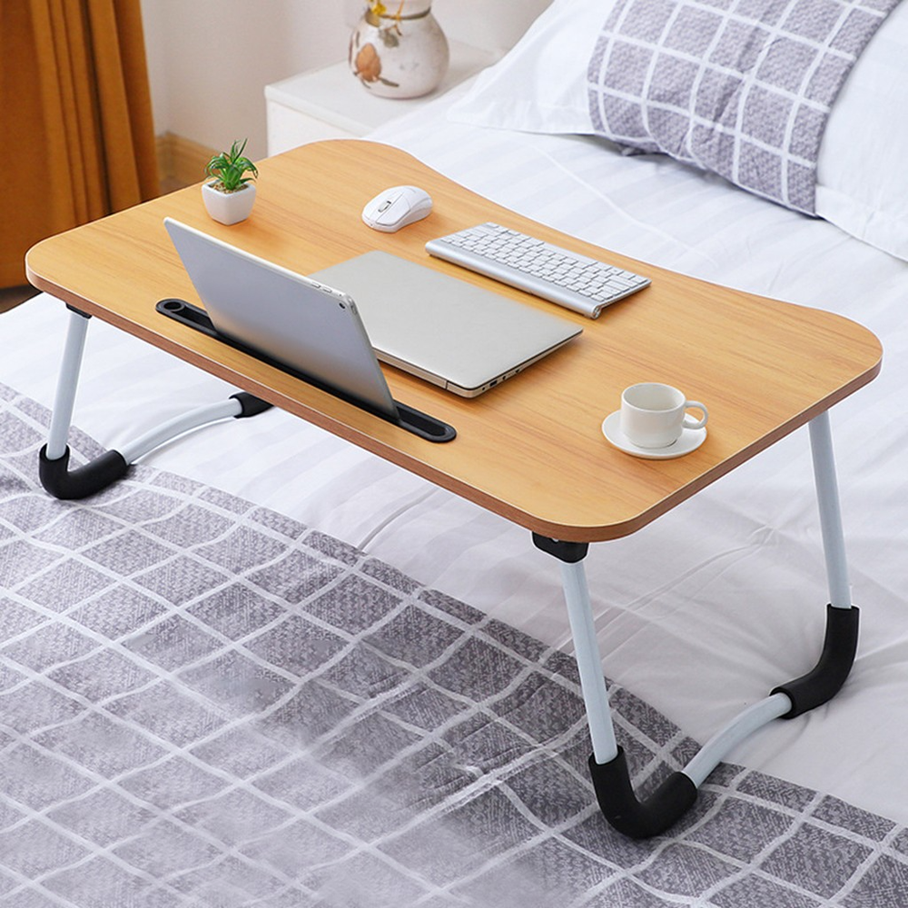 Large Bed Tray Foldable Portable Multifunction Laptop Desk Lazy Laptop Table - Minihomy