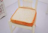 A toast with a micro-blog toy plush pillow cushion a slice of toast on behalf of