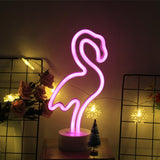 Creative Neon Signs LED modeling lamp rainbow  Light for Bedroom Decoration