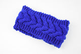 Twist Knitted Wool Headband With Ear Protection Headgear