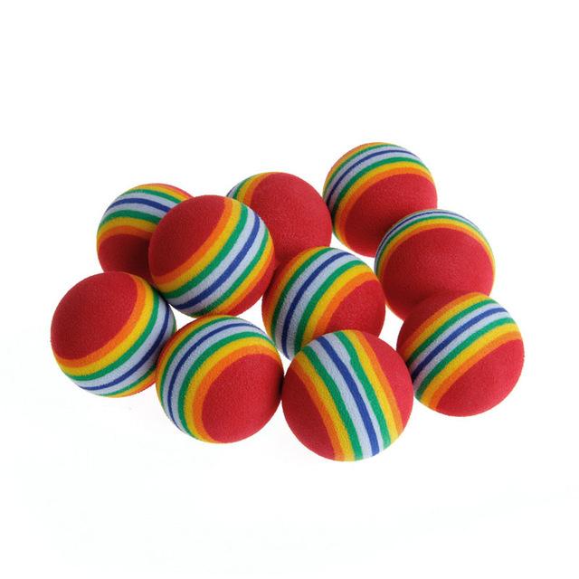 Rainbow Interactive Cat Ball Toy