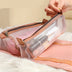 4 In 1 Cosmetic Bag For Women Zipper Mesh Foldable Makeup Bag - Minihomy