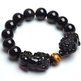 Lucky Obsidian Pixiu Bracelet Transfer Bracelet - Minihomy