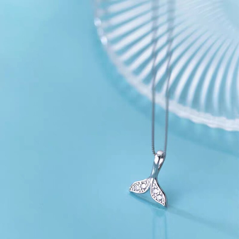 Mermaid Tail S925 Sterling Silver Necklace - Minihomy