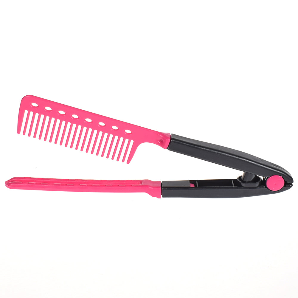 V-shaped clip messy hair comb