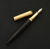 Wood Fountain Pen 0.7mm Fine Nib Calligraphy Pens Writing Metal Wooden