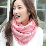 Warm thick solid color ladies scarf