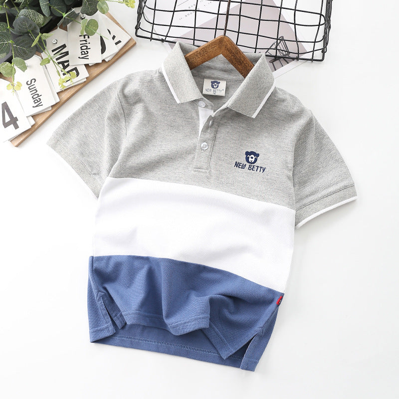 Boys' Polo Short Sleeve T-shirt - Minihomy