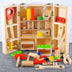 Wooden simulation repair kit for children's portable toolbox