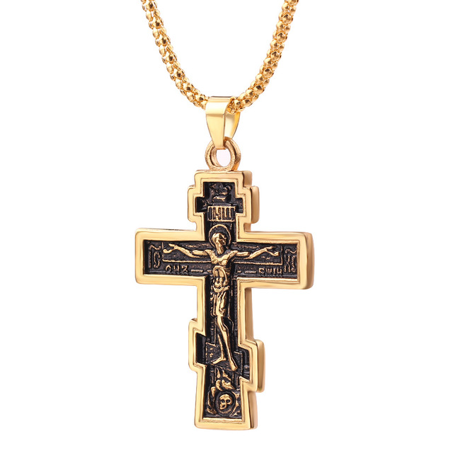 Cross Jesus Pendant Necklace - Minihomy