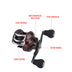 Baitcasting Fishing Reel Bait Casting Fishing Wheel With Magnetic Brake carp - Minihomy