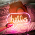 Neon decoration ins creative wall bar atmosphere lamp clean bar bed romantic bedroom room layout - Minihomy