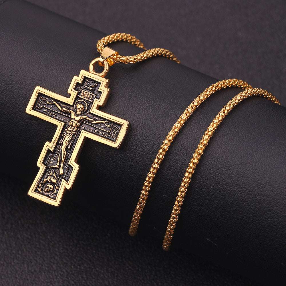 Cross Jesus Pendant Necklace - Minihomy