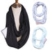 Multi-function Storage Zipper Scarf Multi-color Optional - Minihomy