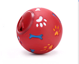 Pet Toy Bite Dog Leaking Puzzle Ball Size Multicolor Optional Milky Rubber Ball