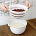 Double sink dish drain basket kitchen panning wash fruit basket