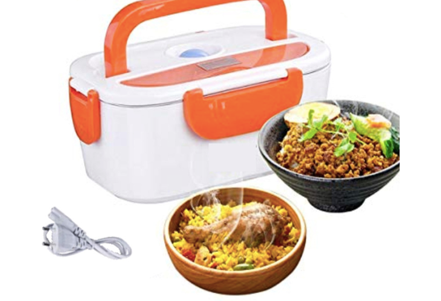 Electric lunch box food grade plastic 110v 220v plug in lunch box household appliances gift - Minihomy