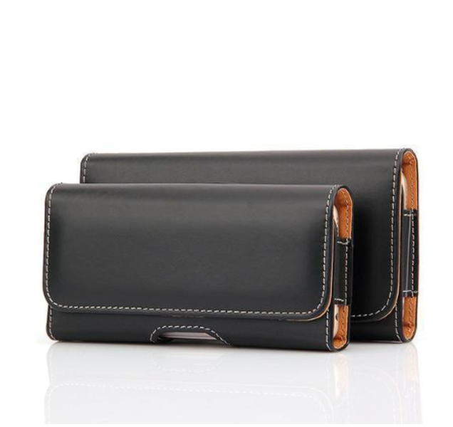 Mobile phone pocket hanging waist leather case - Minihomy