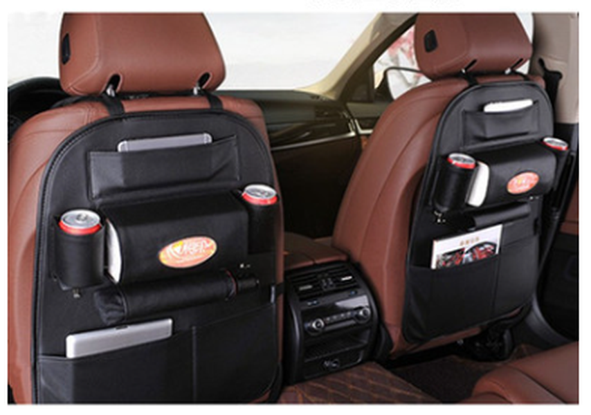 HQ Leather Car Seat Organizers - Minihomy