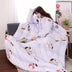 Multifunction Lazy Quilt with Sleeves Winter Warm Thickened Washed Quilt Blanket - Minihomy