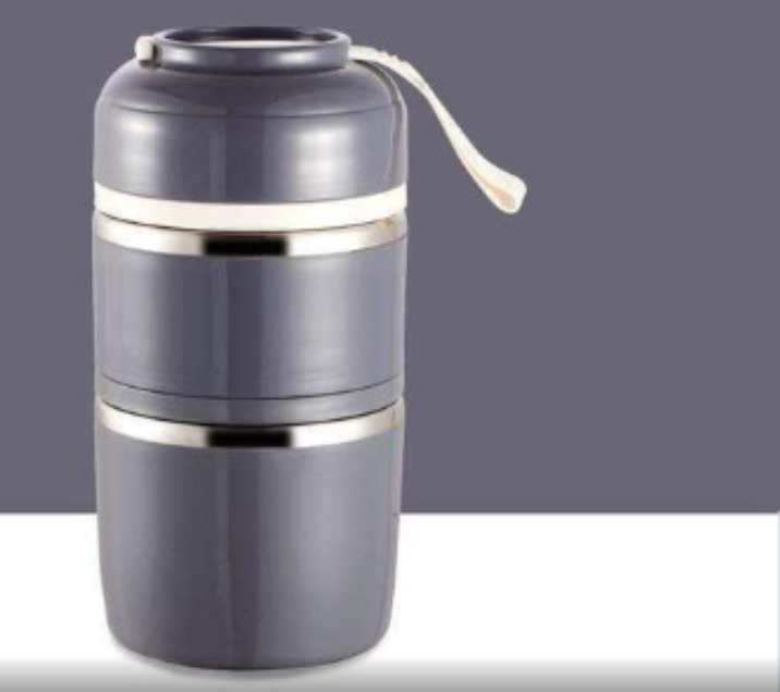 A Portable Stainless Steel Lunch Box