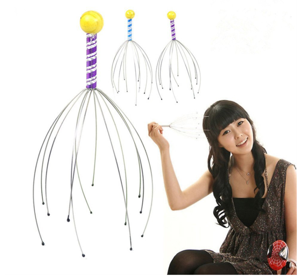 Hair Hair Raising Octopus Scalp Massager Massage Claw Manual Massager Head Massager  Grasper - Minihomy