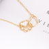 Dog claw heart pendant hollow clavicle chain - Minihomy