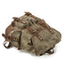 Canvas stitching leather mountaineering bag - Minihomy