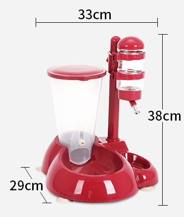 Dog automatic feeder water dispenser