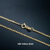 18k Gold Adjustable Chain Clavicle O-chain - Minihomy