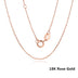 18k Gold Adjustable Chain Clavicle O-chain - Minihomy