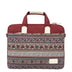 Ethnic Style Canvas Craft Anti-fall And Durable Laptop Bag - Minihomy