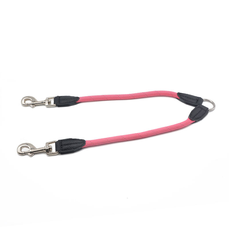 Double-Headed One-To-Two Nylon Dog Leash Reflective - Minihomy