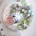 Christmas Vine Wreath Wicker Rattan Crafts Flower Arrangement Garland - Minihomy