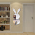 Easter Cartoon Rabbit Mirror Wall Sticker for Living Room Art Home Decor - Minihomy