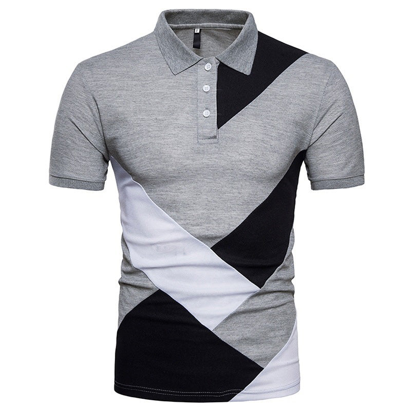 Polo Shirt Casual Cotton T Shirts Men's - Minihomy