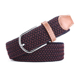 Woven Elastic Buckle  Belt